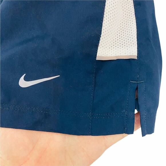 Nike Womens Dry Tempo Navy White Running Shorts XXL - Picture 3 of 8